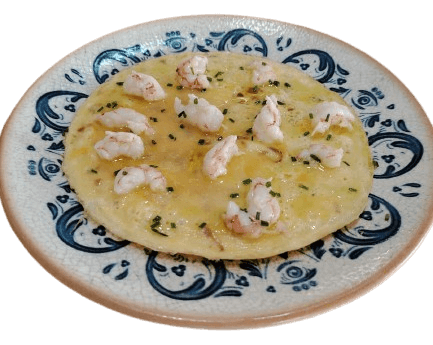 Tortilla de gambas