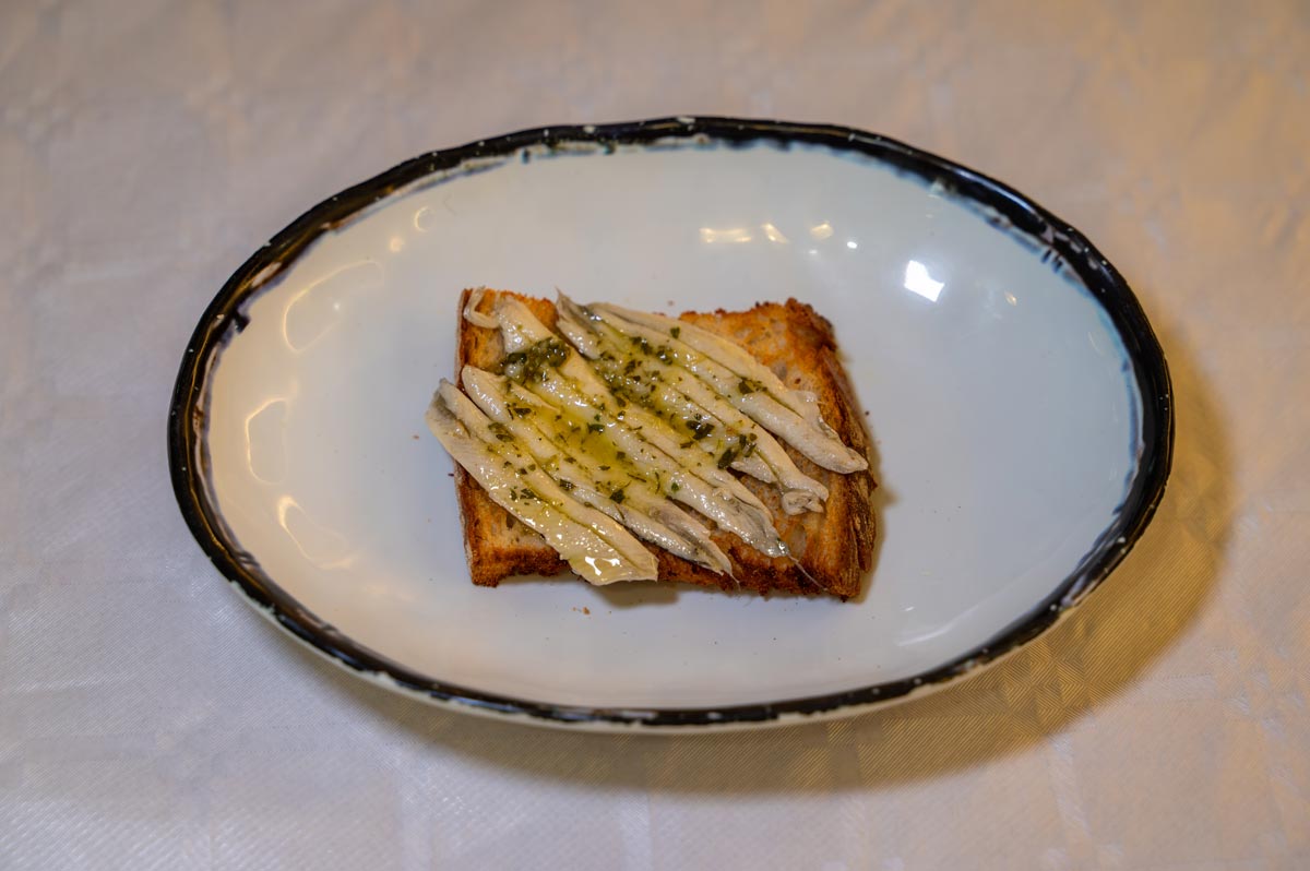 Tosta de Boquerones
