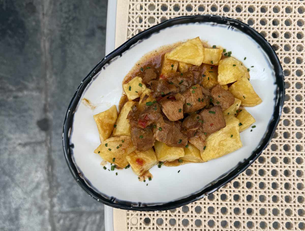 Guiso de picante de cerdo